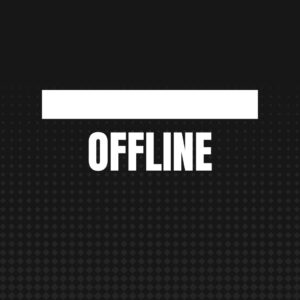 Tło Twitch czarne offline